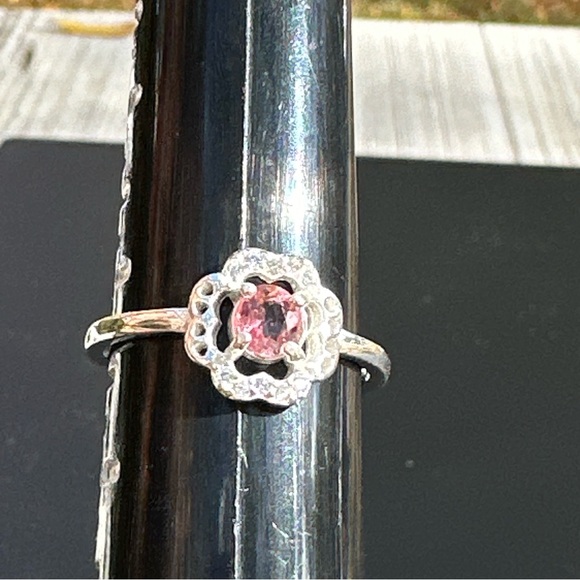 Natural Tourmaline 11.1 Carat AAA pink tourmaline crystal ring - Picture 9 of 17